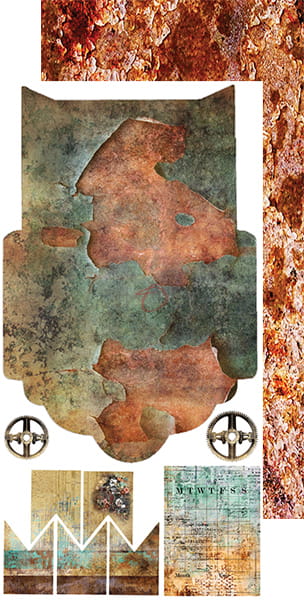 Craft O'Clock - Wings of freedom - Junk Journal extras set