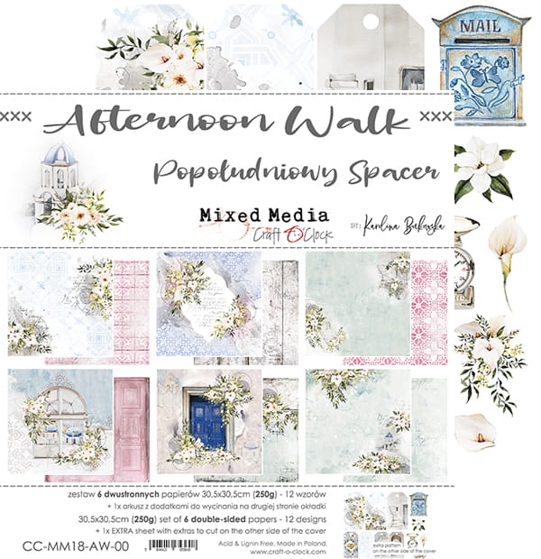 Craft O'Clock - Afternoon Walk - Paper Pack - 12 x 12"