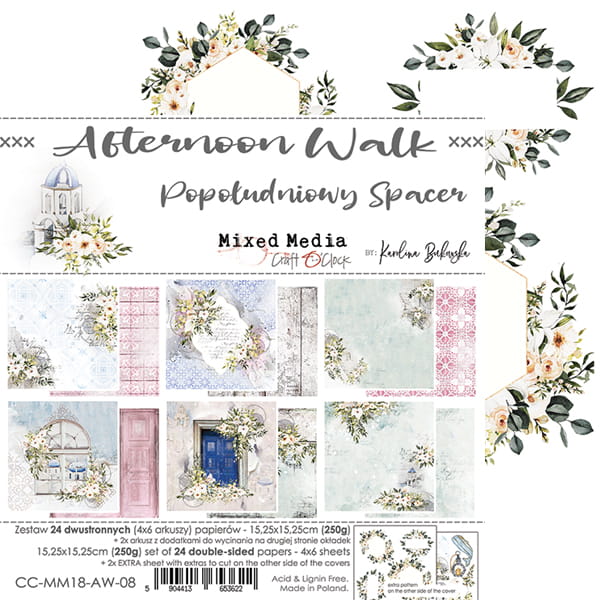 Craft O'Clock - Afternoon walk - Paper Pack - 6 x 6"