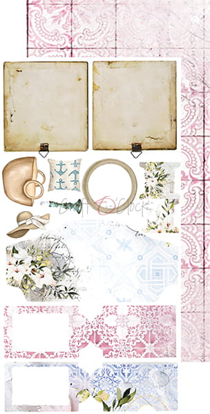 Craft O'Clock - Afternoon walk - Junk Journal extras set