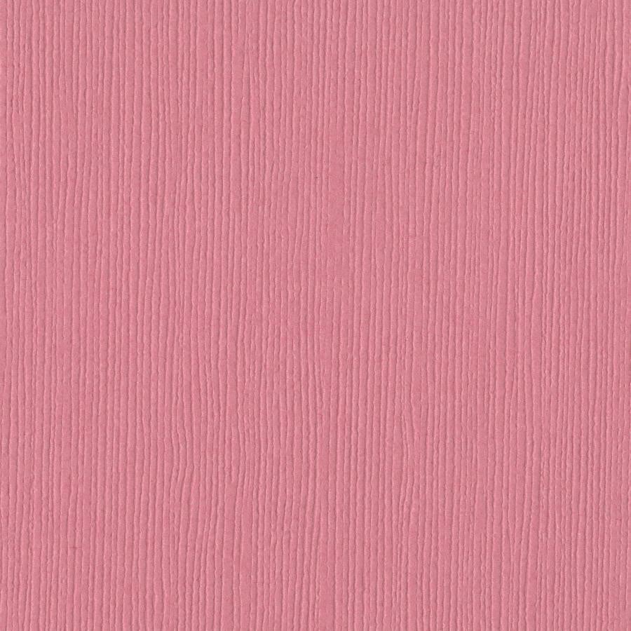 Bazzill - Raw Silk - Chablis 12x12" rosa kartong