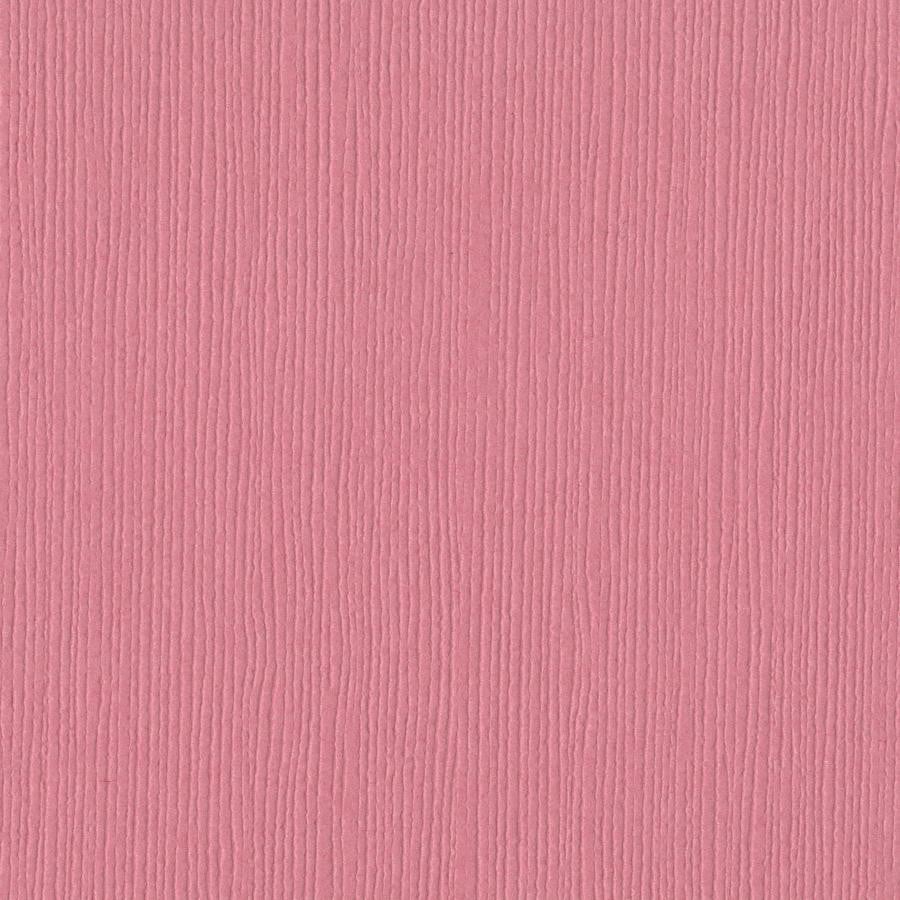 Bazzill - Raw Silk - Chablis 12x12" rosa kartong