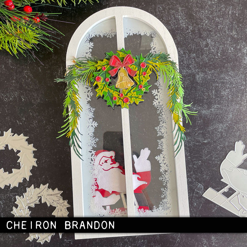 Sizzix - Tim Holtz - Thinlits - Retro Santa