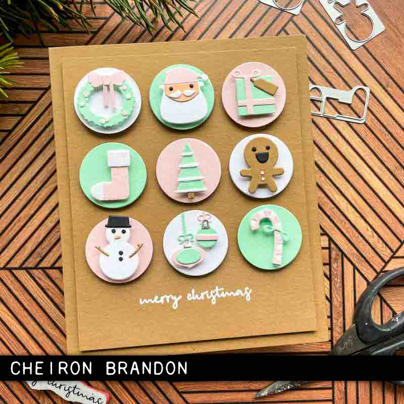 Sizzix - Tim Holtz Alterations - Thinlits - Christmas Minis