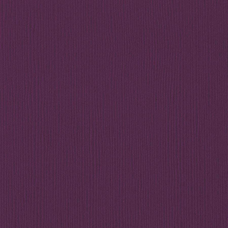 Bazzill - Grass Cloth - Classic Purple 12x12" lilla kartong