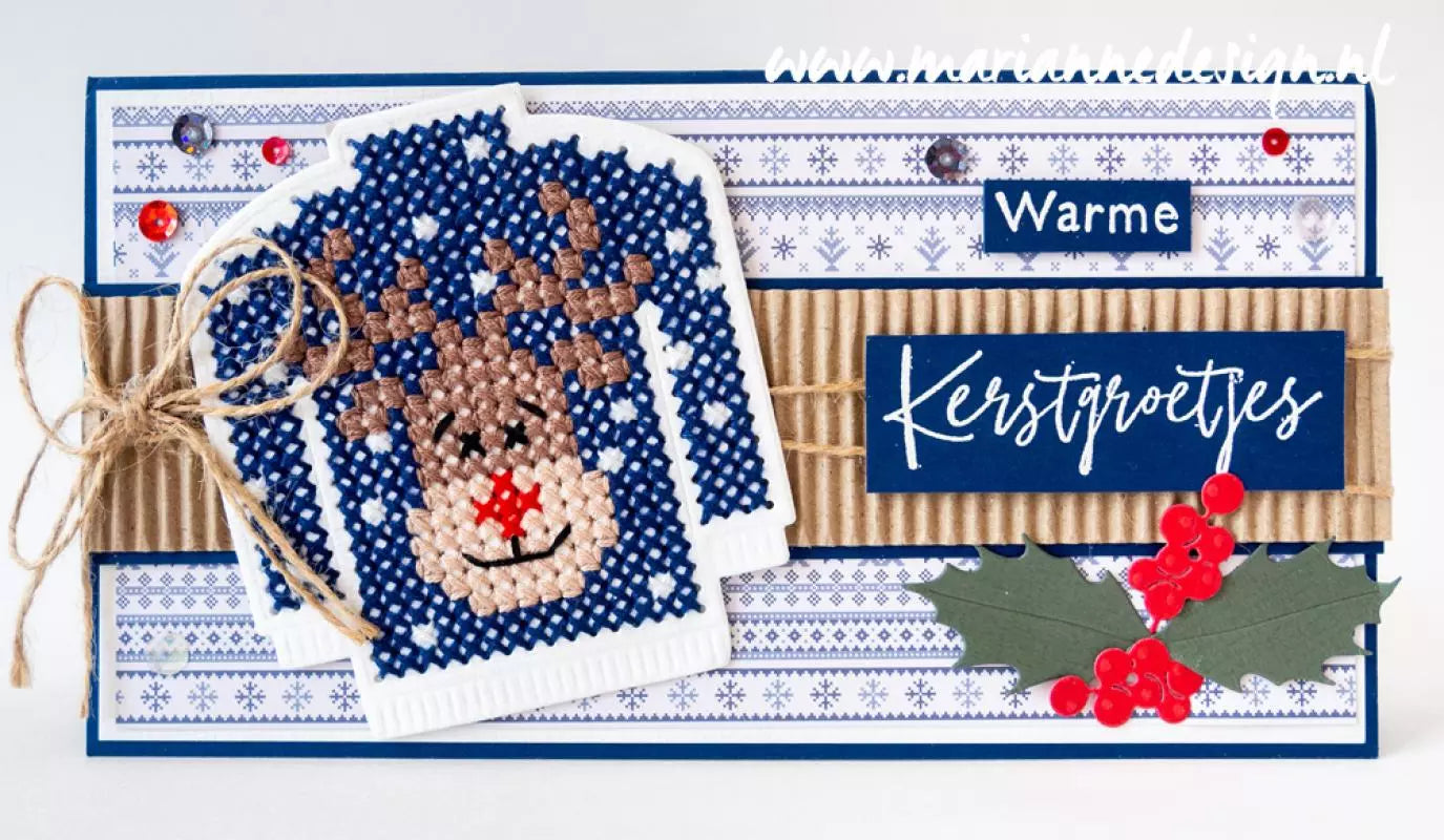 Marianne Design - Dies - Cross Stitch Sweather