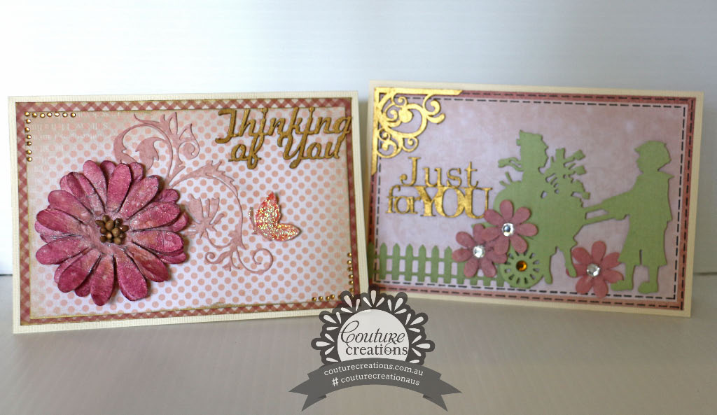 Couture Creations - Intracutz Dies - Riding in a Cart