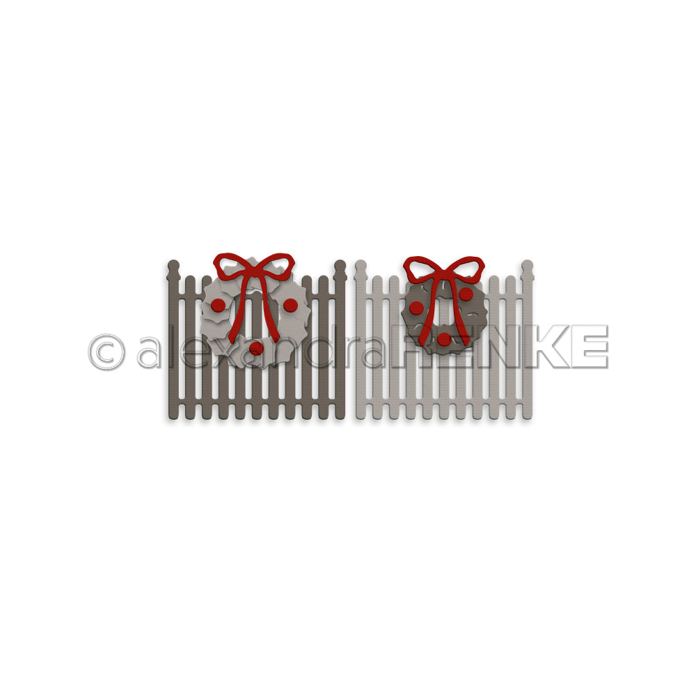 Alexandra Renke - Dies - Fence with wreaths