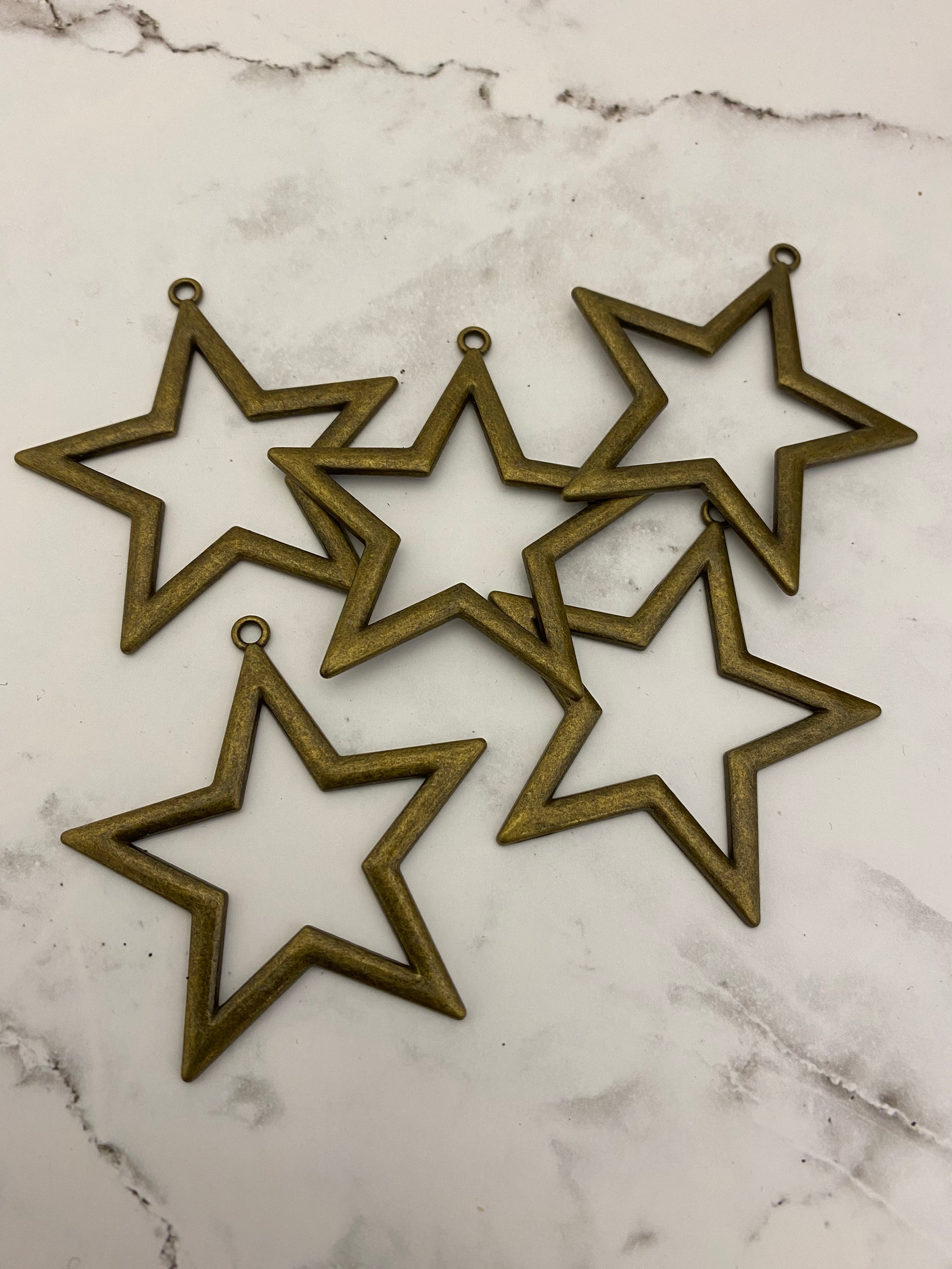 Charms - Old gold - Star