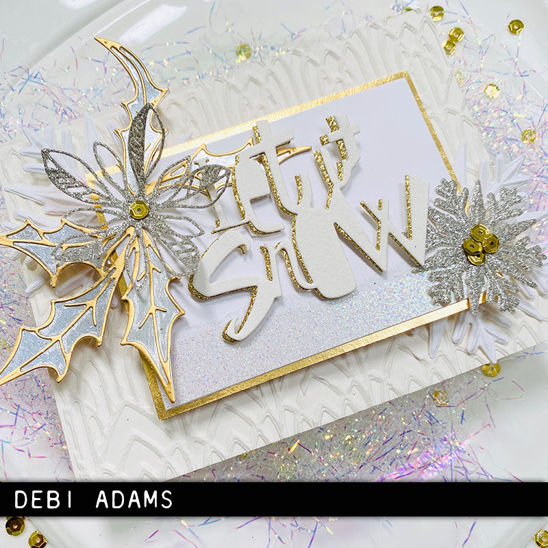 Sizzix - Tim Holtz Alterations - Thinlits - Festive Words