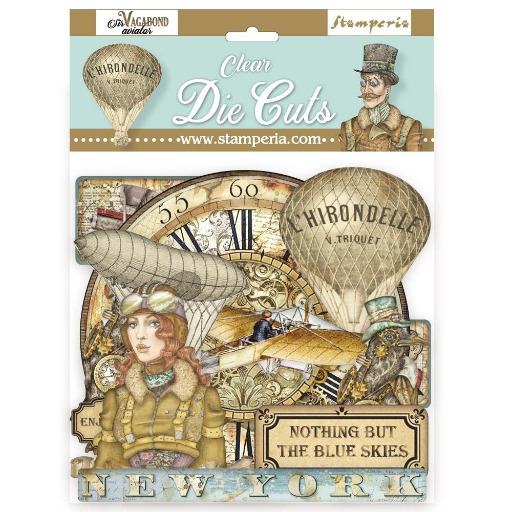 Stamperia - Sir Vagabond Aviator - Clear Die Cuts