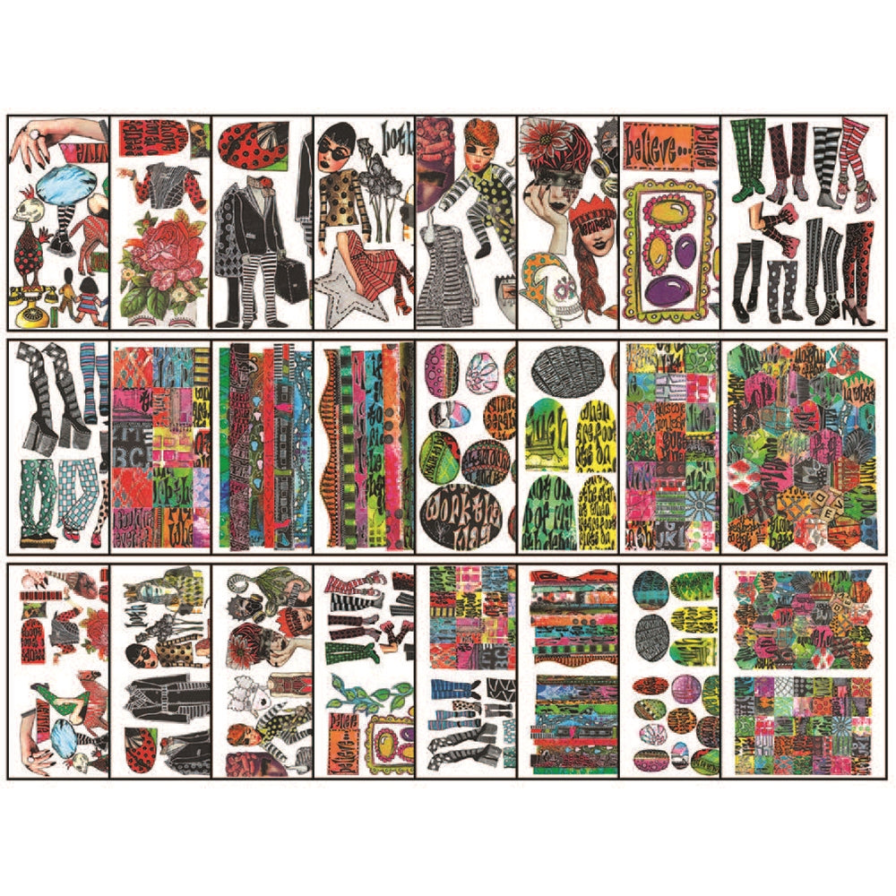Dylusions - Collage Sheet - Set 4