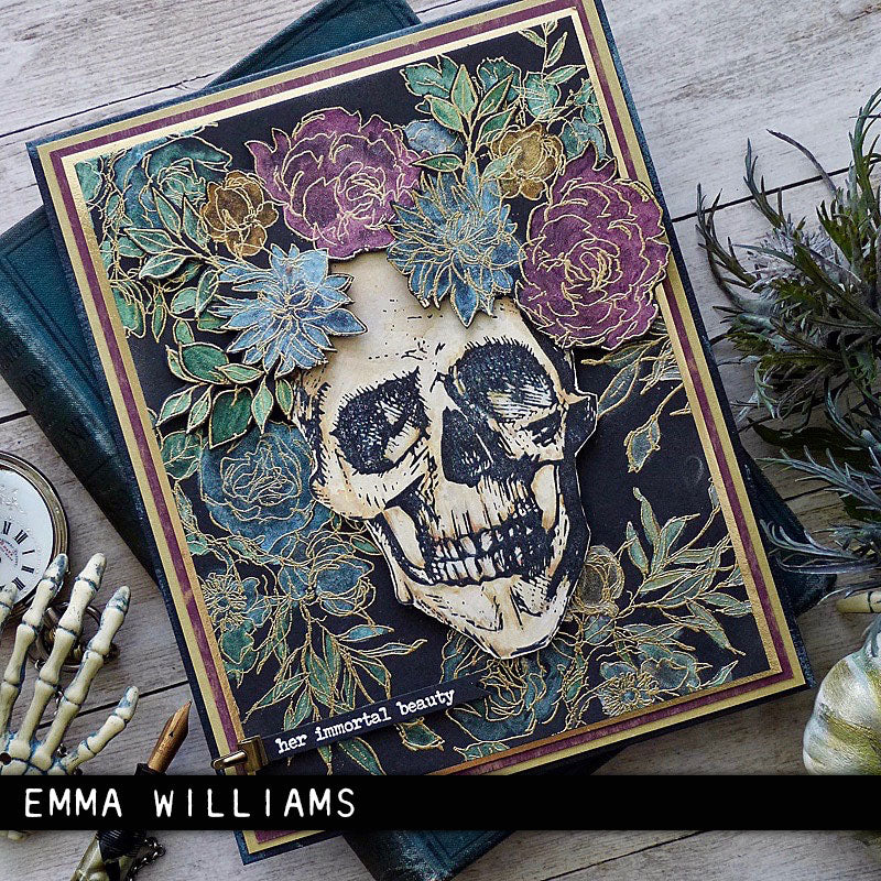 Tim Holtz Collection - Cling Stamps - Rest in peace