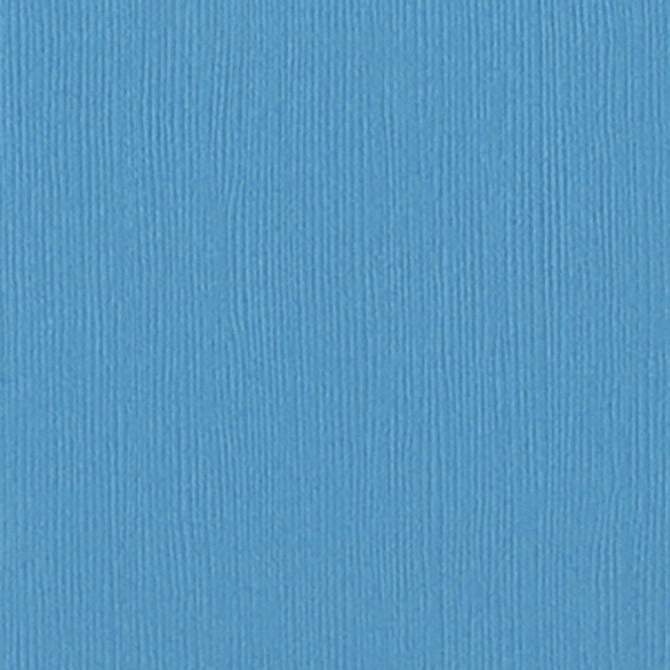 Bazzill - Grass Cloth - Evening Surf 12 x 12" blå kartong