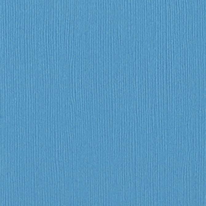 Bazzill - Grass Cloth - Evening Surf 12 x 12" blå kartong