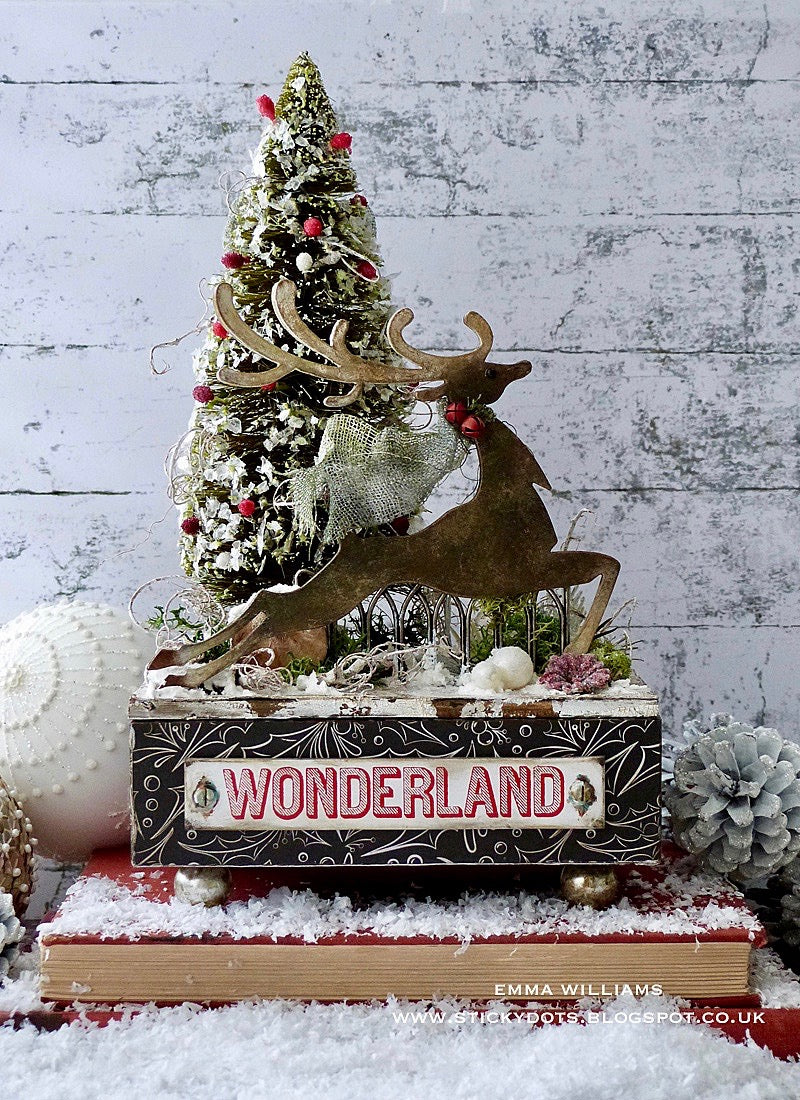 Sizzix - Tim Holtz Alterations - Bigz Die - Reindeer