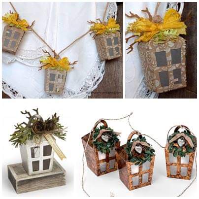 Sizzix - Tim Holtz Alterations - Bigz L Dies - Lantern Box