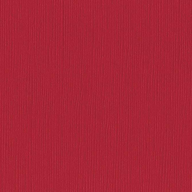 Bazzill - Canvas - Grenadine 12x12" rød kartong