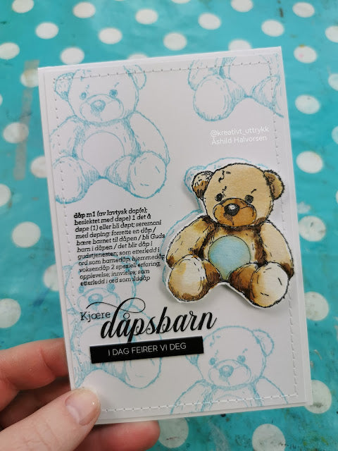 Kort & Godt - Clearstamps Medium plate - M495