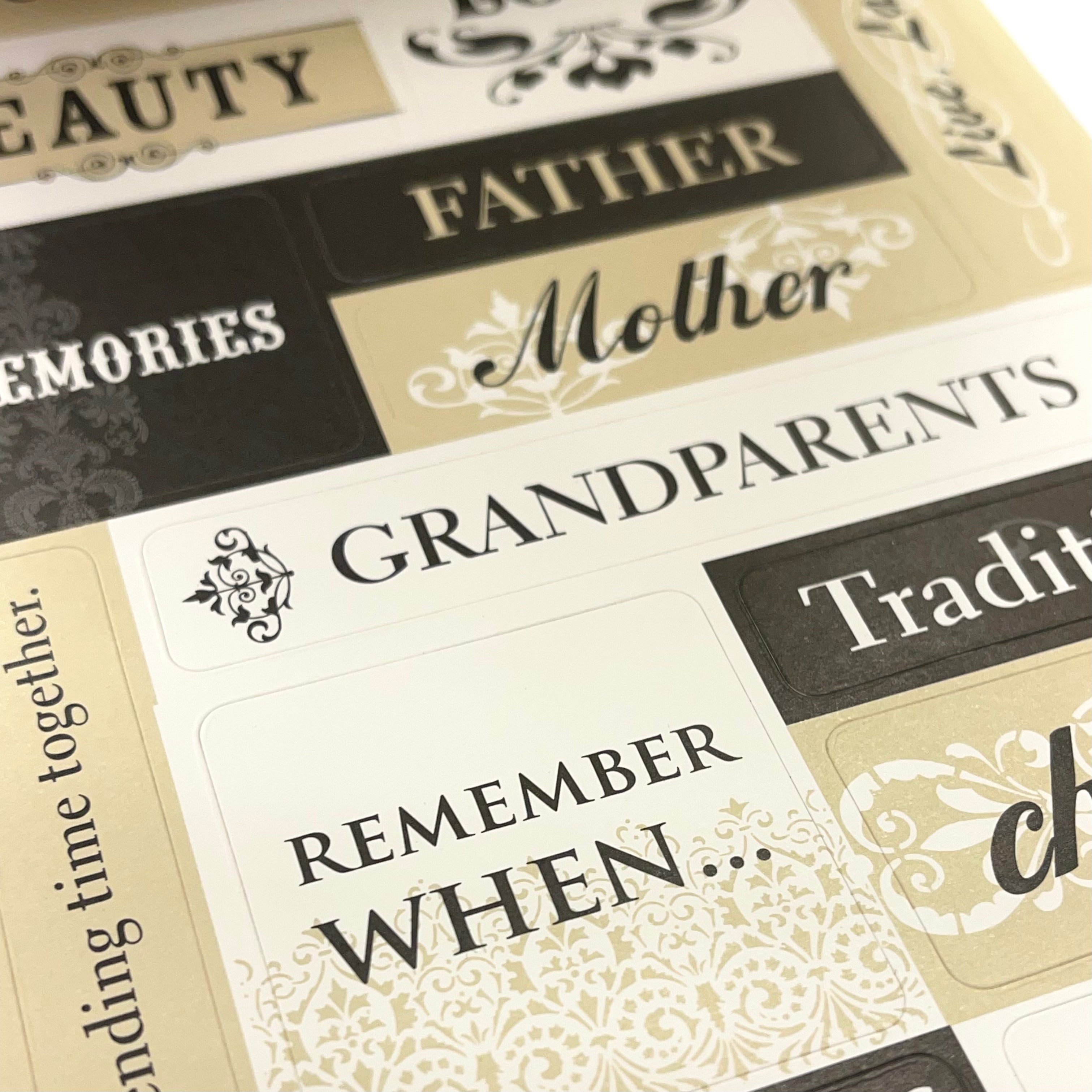 DCWV: La Creme - Cardstock Stickers Stack