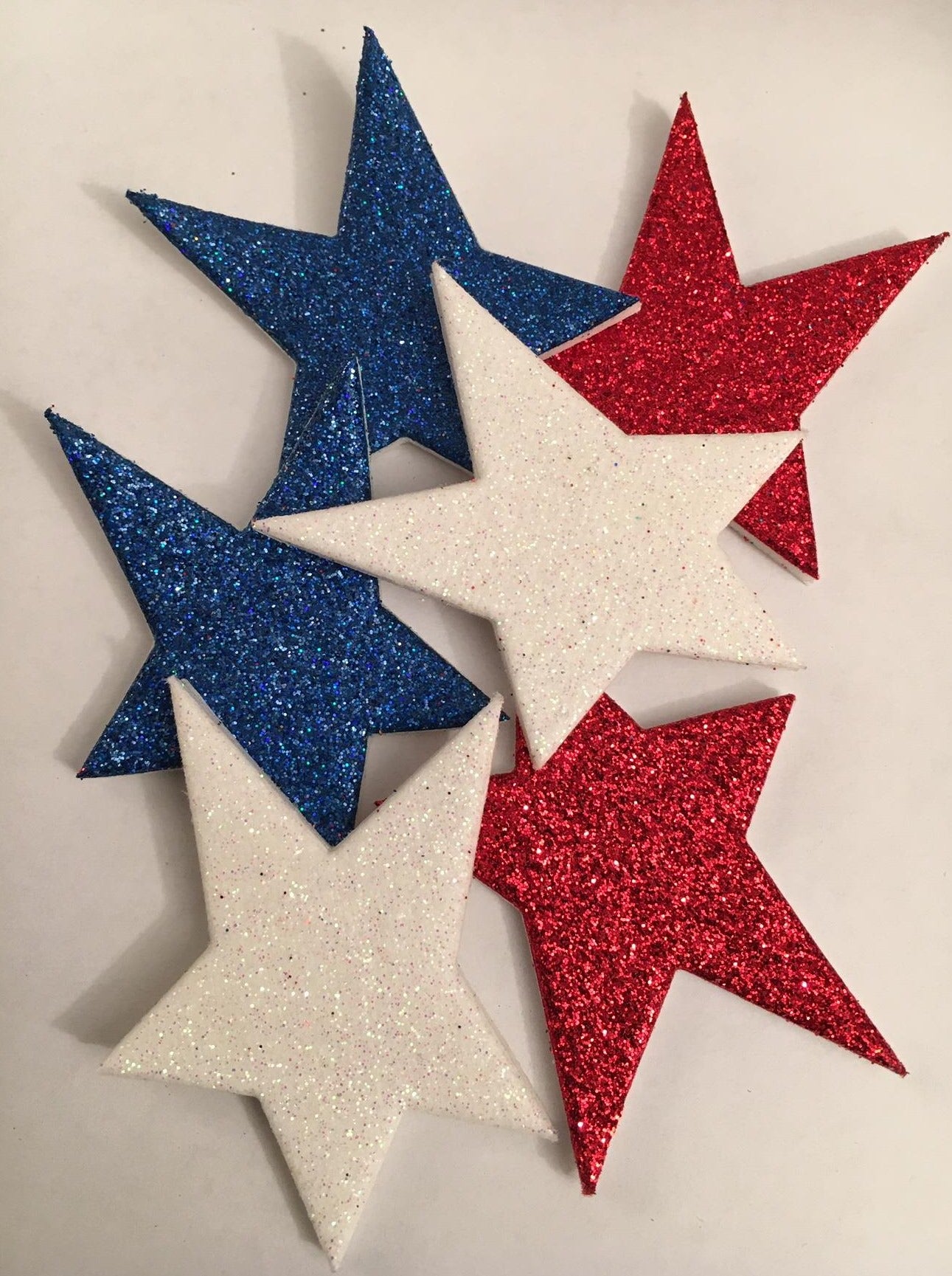 Petaloo: Dazzlers - Stars foamback - Red, white ,blue