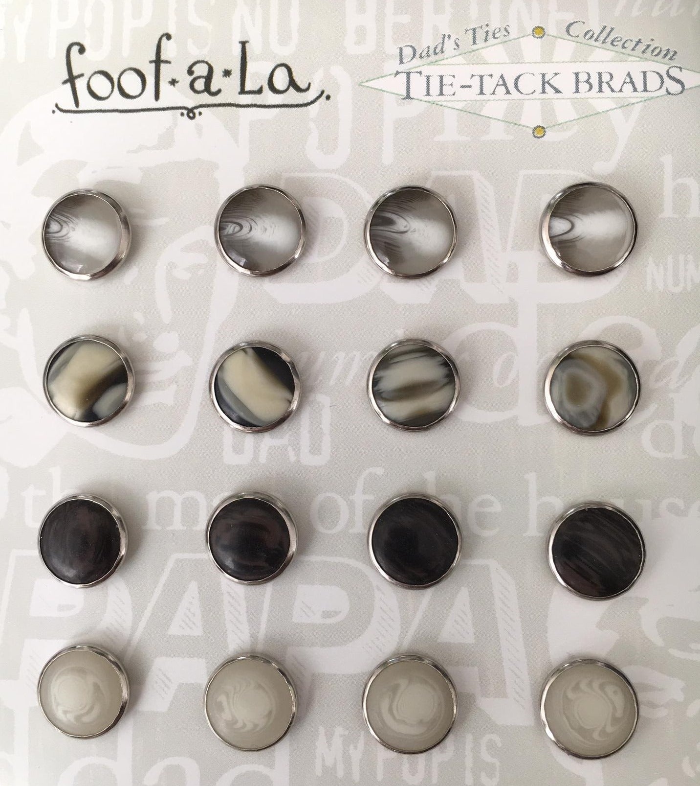 Foof-a-la - Dad's Tie Tack Brads