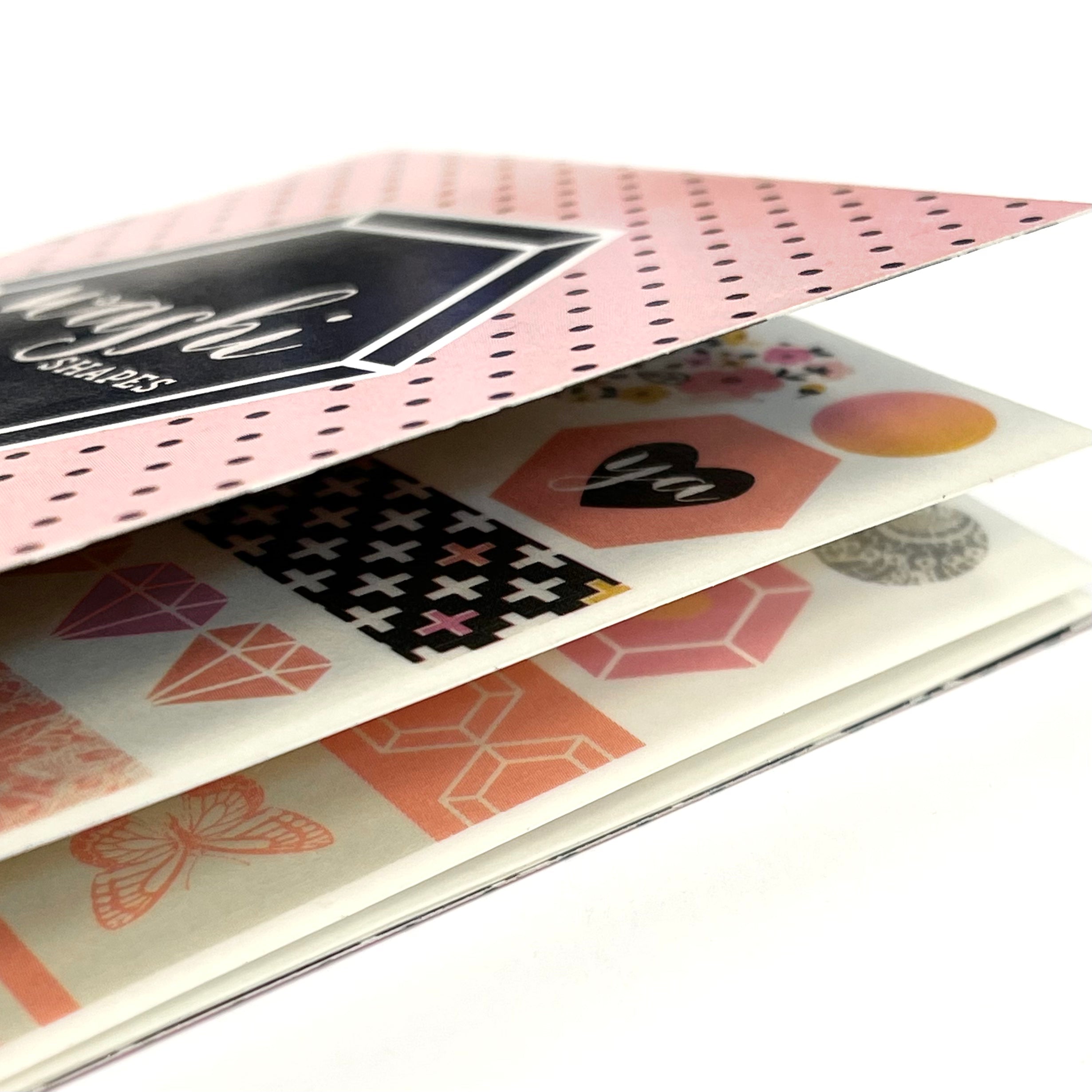 Pink Paislee - Bella Rouge - Washi Shapes