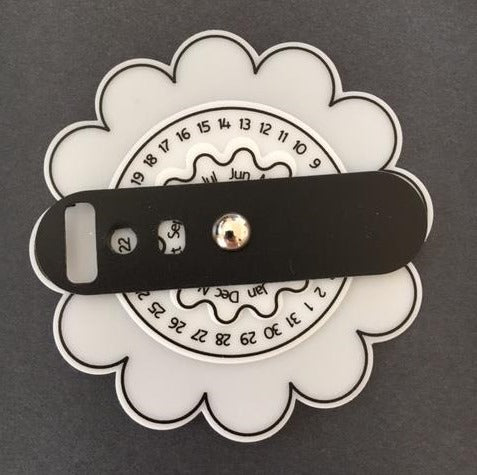 Maya Road - Calendar Turns - Blank Flower