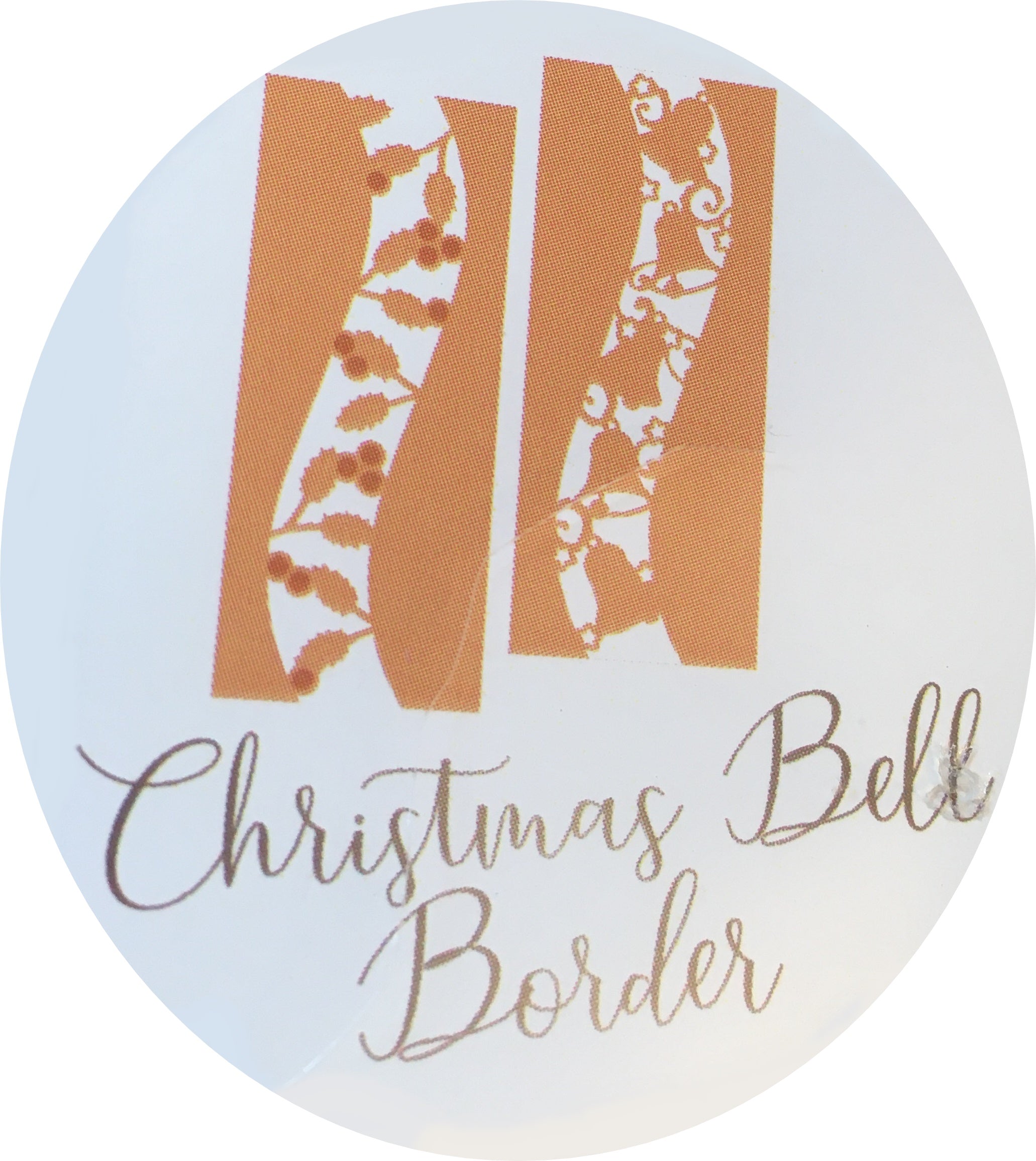 Precious Marieke - Golden Christmas - Christmas Bell Border