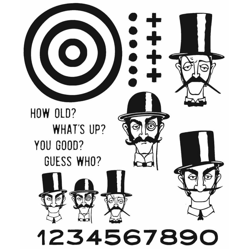 Tim Holtz Collection - Cling Stamps - Inqusitiv