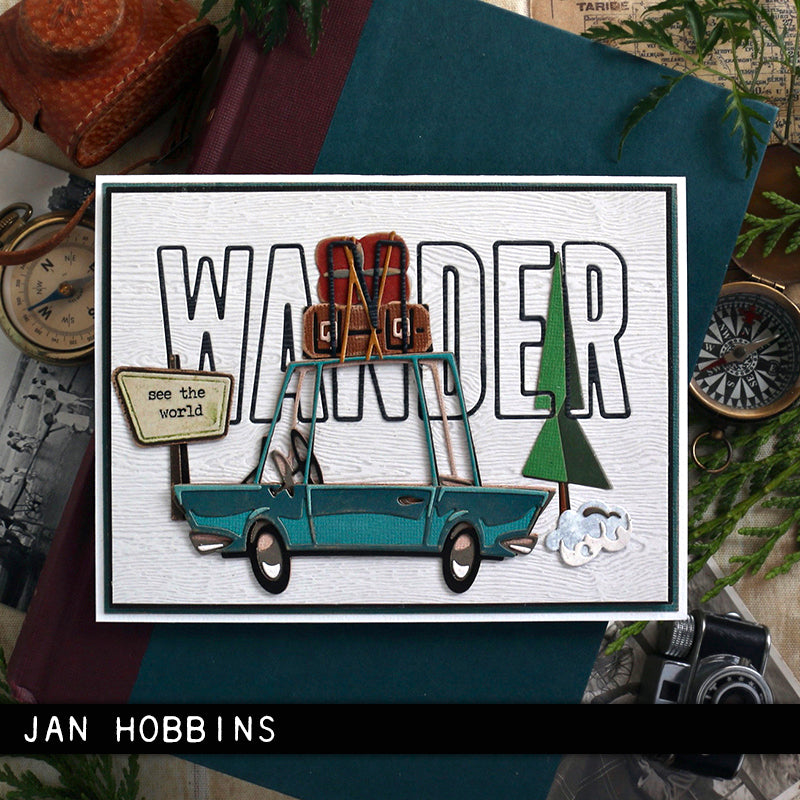 Sizzix - Tim Holtz - Thinlits Dies - Colorize - Road Trip