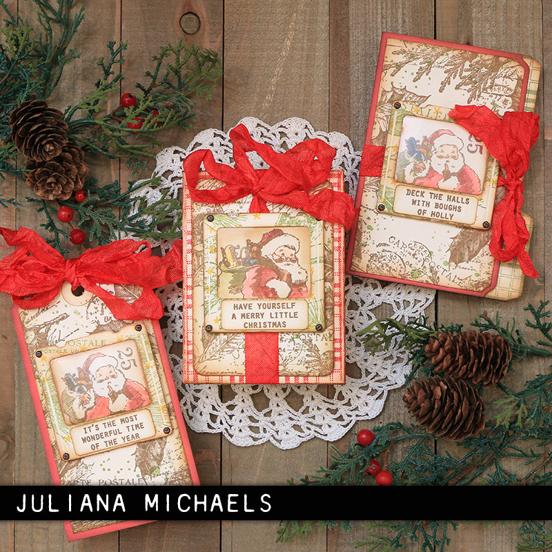 Tim Holtz Collection - Cling Stamps - Darling Christmas