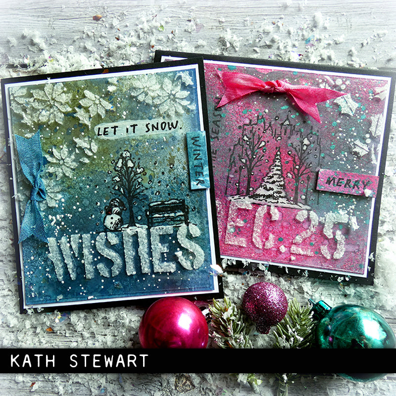 Tim Holtz Collection - Cling Stamps - Holiday Sketchbook