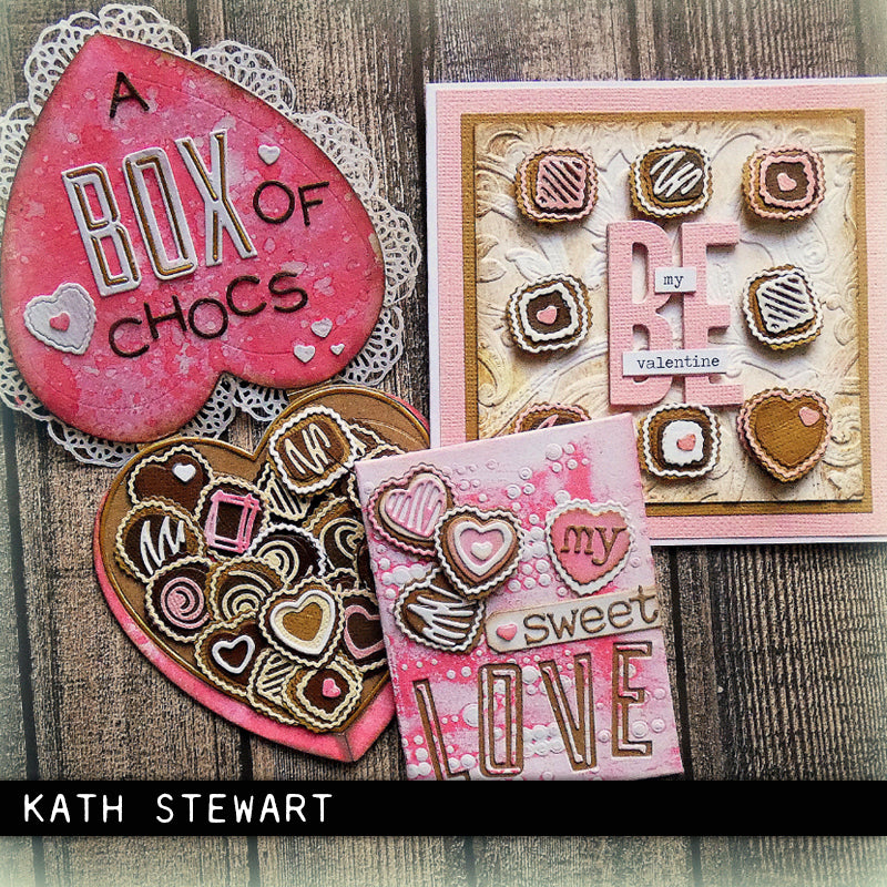 Sizzix - Tim Holtz - Thinlits Dies - Colorize - True Love