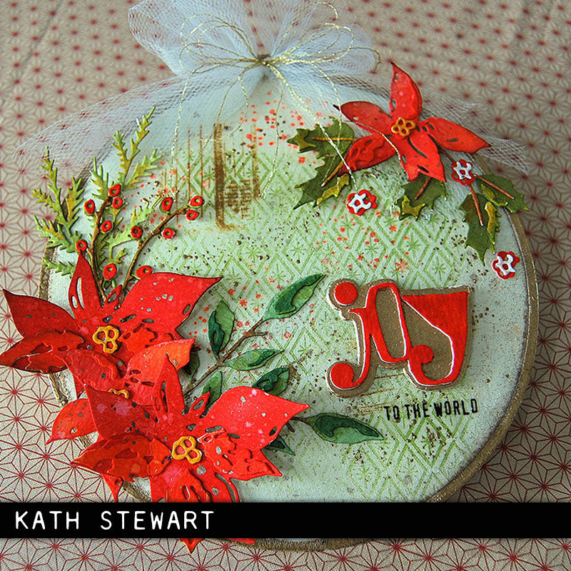 Sizzix - Tim Holtz Alterations - Thinlits - Festive Words