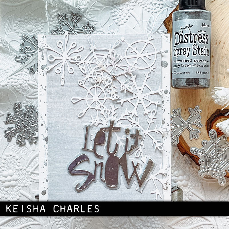 Sizzix - Tim Holtz Alterations - Thinlits - Scribbly Snowflakes