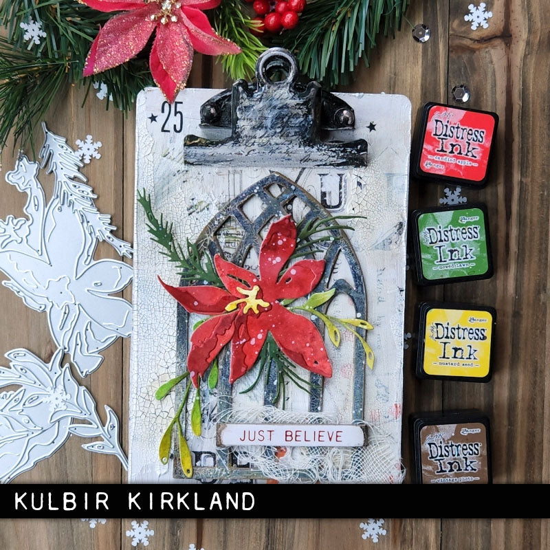 Sizzix - Tim Holtz - Thinlits - Holiday Brushstroke #3