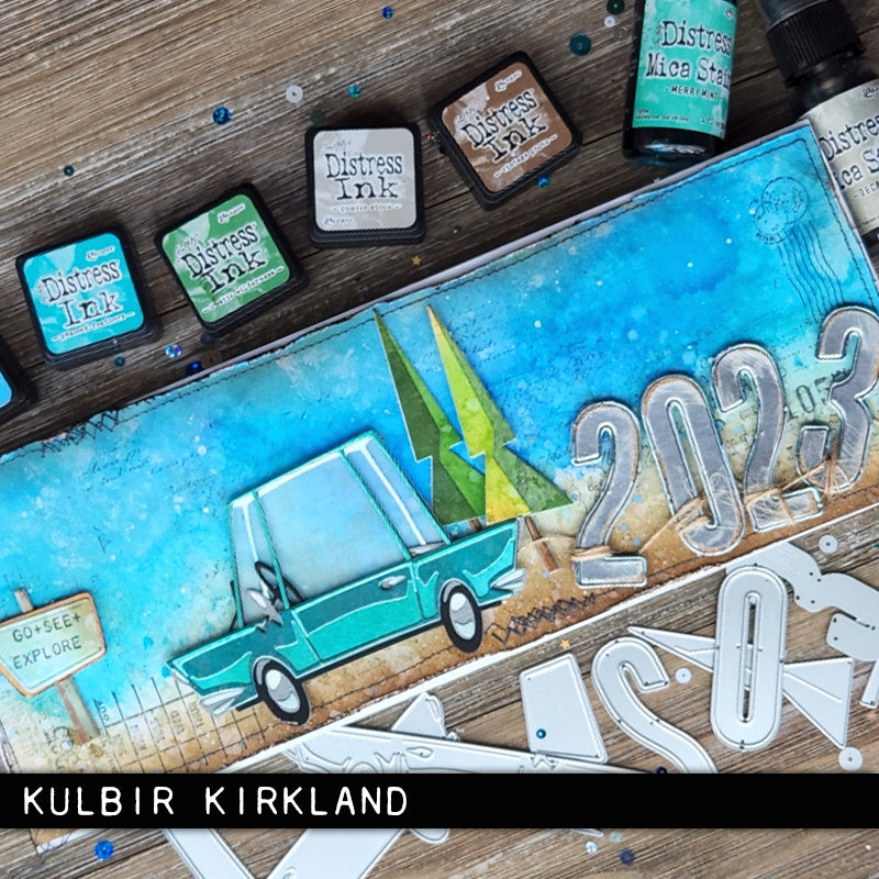 Sizzix - Tim Holtz - Thinlits Dies - Colorize - Road Trip