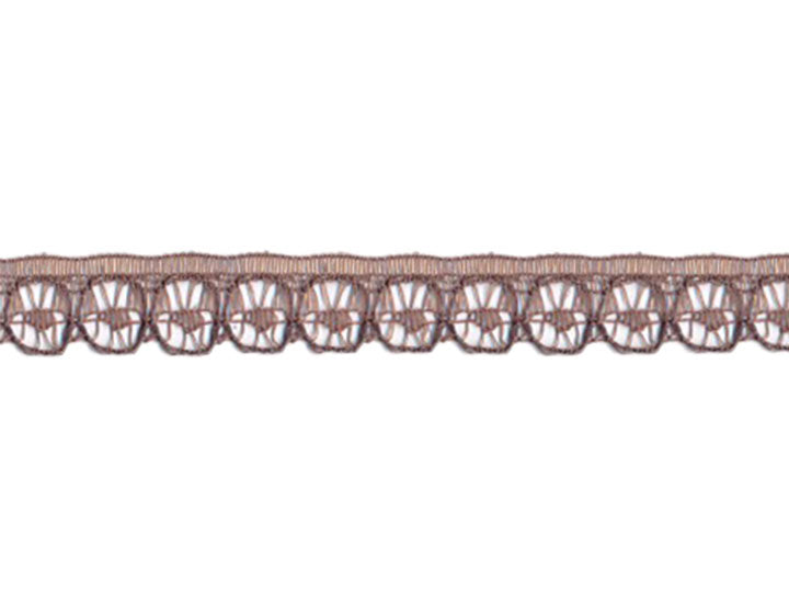 Cheep Trims - Flat Raschel Lace - Teak METERSVIS