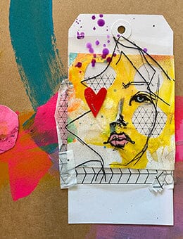 Dina Wakley Media - Collage Paper - Grid