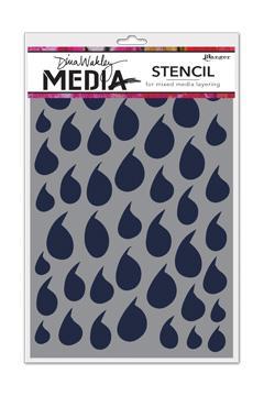 Dina Wakley Media - Stencil - Dollops