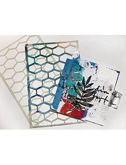 Dina Wakley Media - Stencil - Lattice