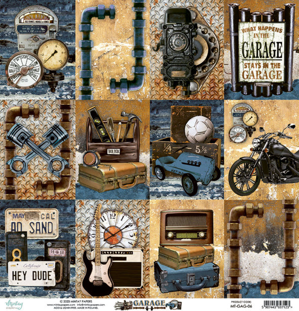 Mintay Papers - Garage - 06 - 12x12"