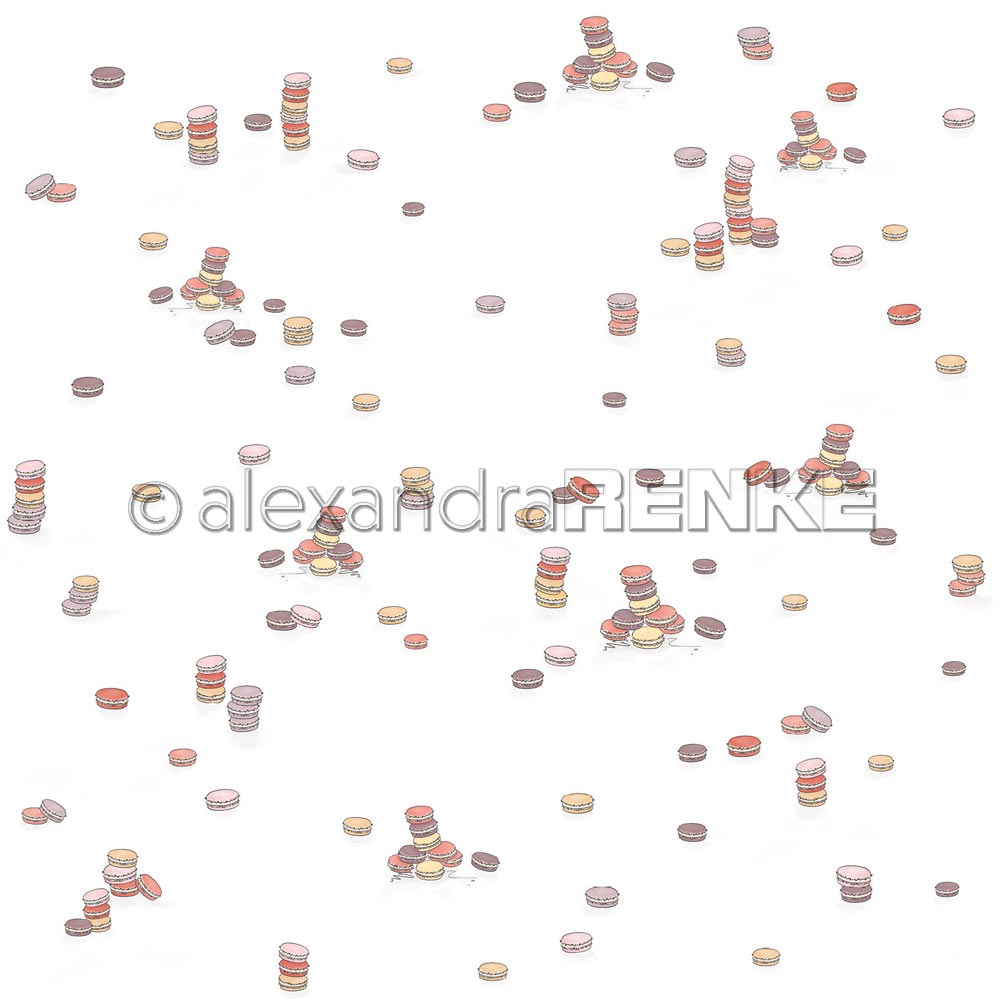 Alexandra Renke - Macarons - Paper - 12x12"