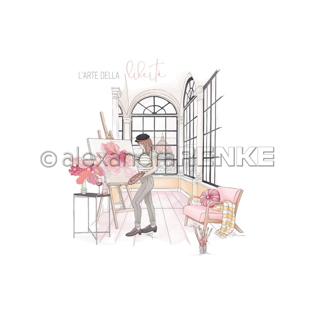 Alexandra Renke - L'arte della liberta - Paper -  12x12"