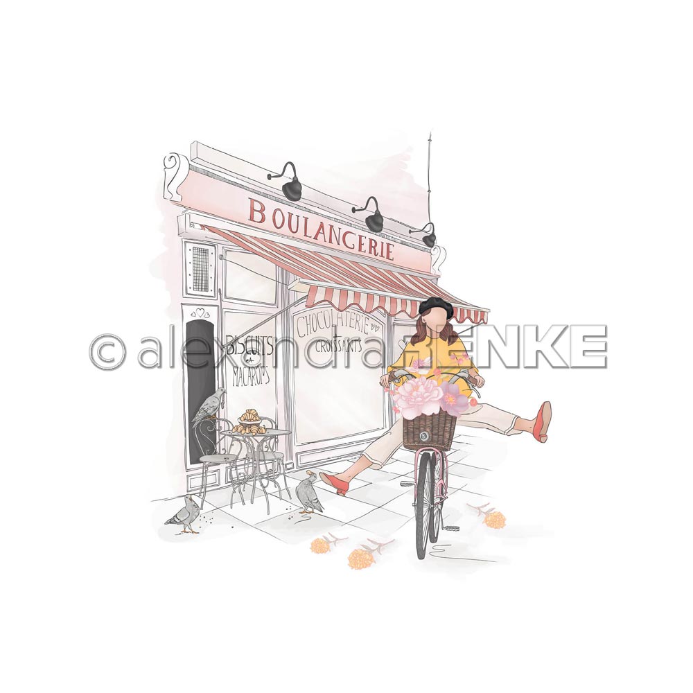 Alexandra Renke - Boulangerie  - Paper -  12x12"