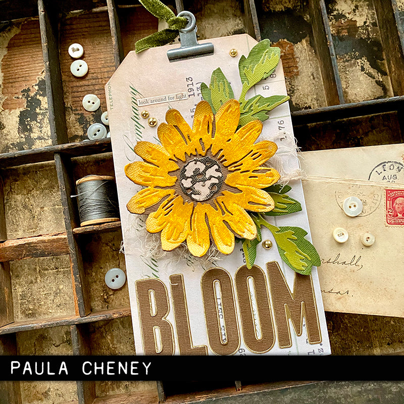 Sizzix - Tim Holtz - Thinlits Dies - Alphanumeric Bulletin
