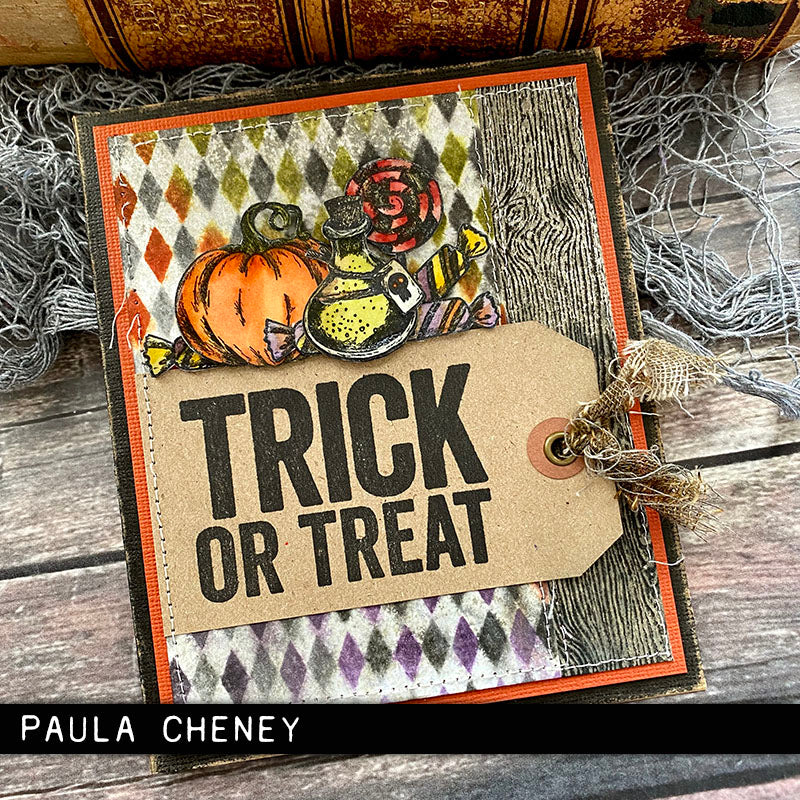 Tim Holtz - Stencil - Shifter Multi Harlequin