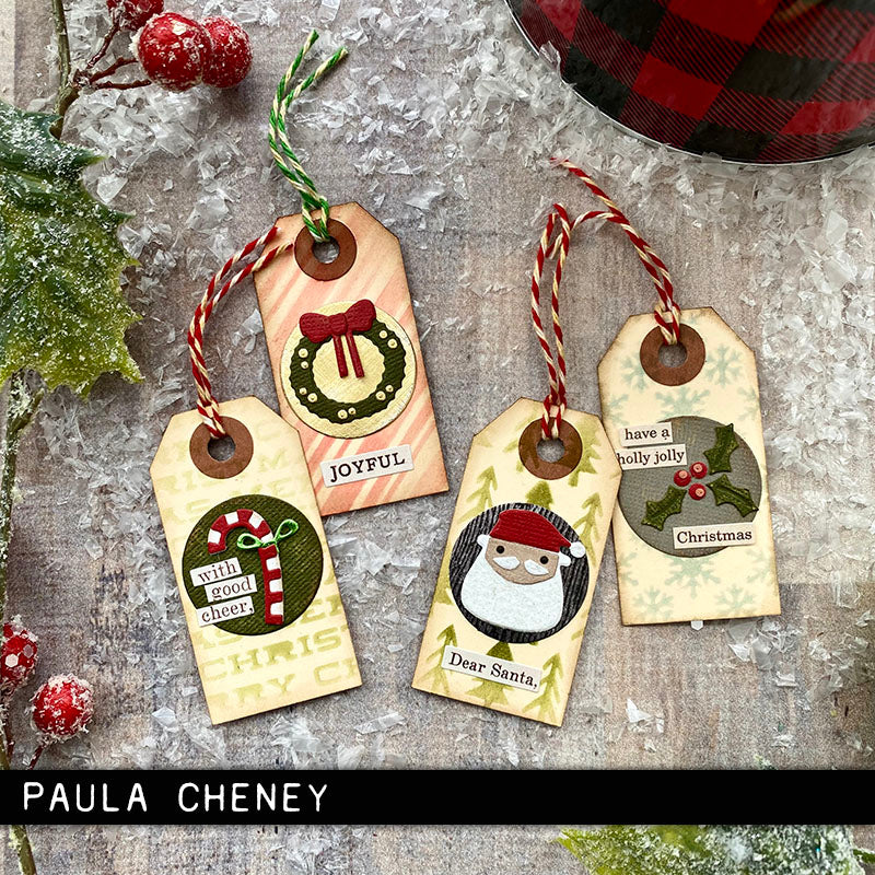 Sizzix - Tim Holtz Alterations - Thinlits - Christmas Minis