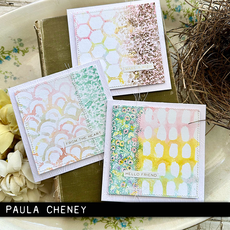 Tim Holtz -  Stencil - Brush Arch